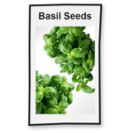 packet of basil seeds