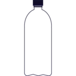 empty bottle with cap