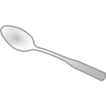 plastic spoon