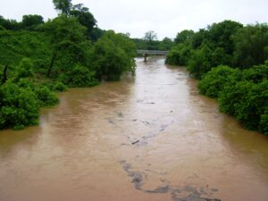 image of a muddy river